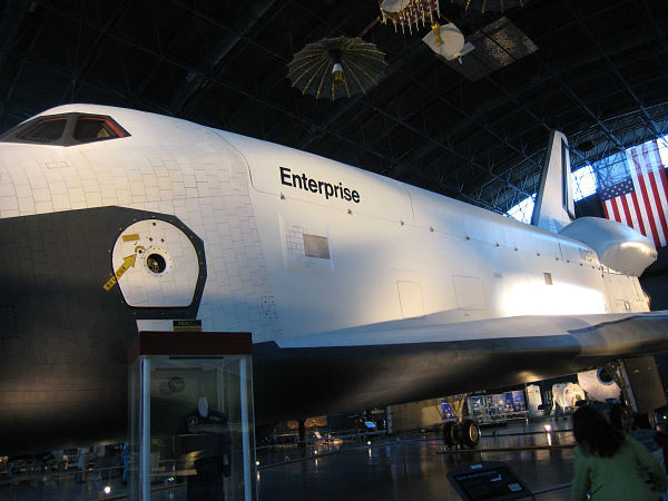 The space shuttle Enterprise