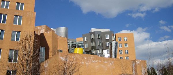 Photo of buildings at MIT.